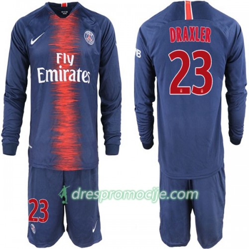 Paris Saint-Germain Dres Draxler 23 Dječji Domaći 2018/19 Dugim Rukavima Paris Saint-Germain Dres Draxler 23 Dječji Domaći 2018/19 Dugim Rukavima